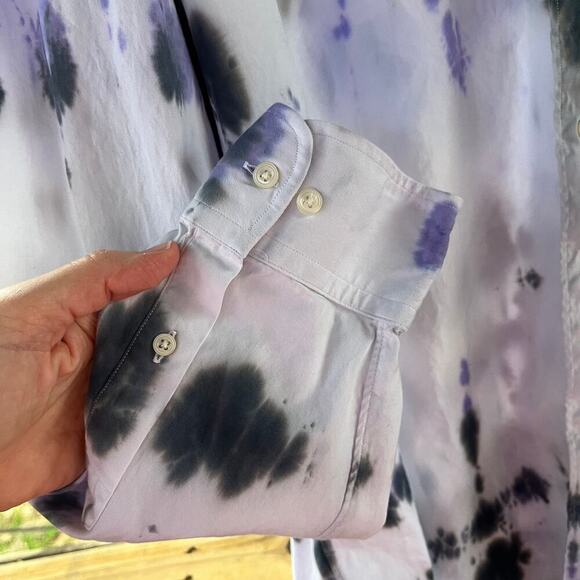 Cambridge Classics Men's Vintage Purple Button Down Shirt Size 17 1/2-34/35 - Picture 5 of 8